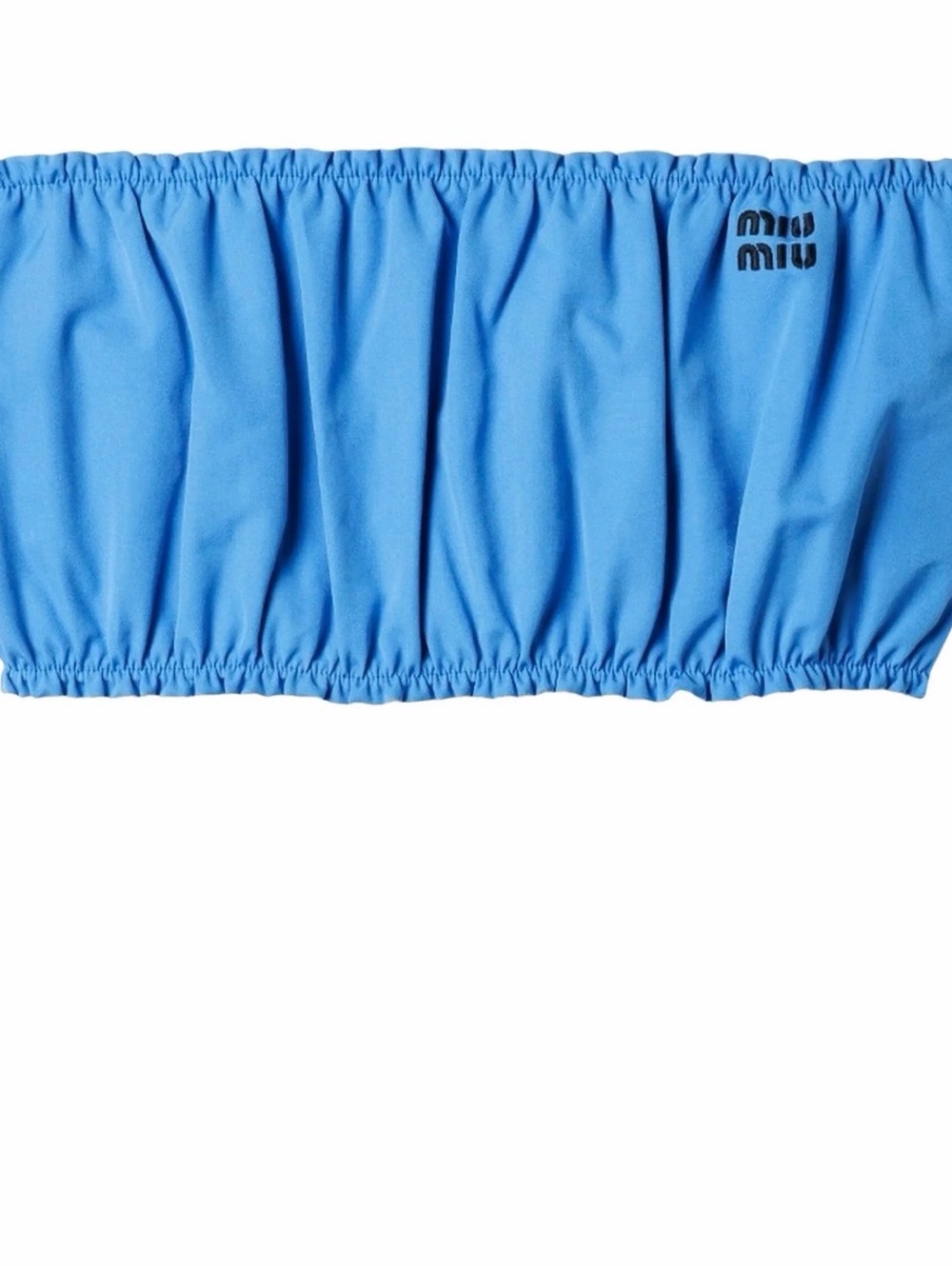 Miu Miu 2025 poplin bandeau